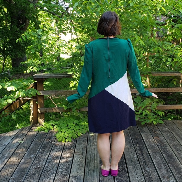 Modern Colorblock Dress- Size 12 - Picture 2 of 4